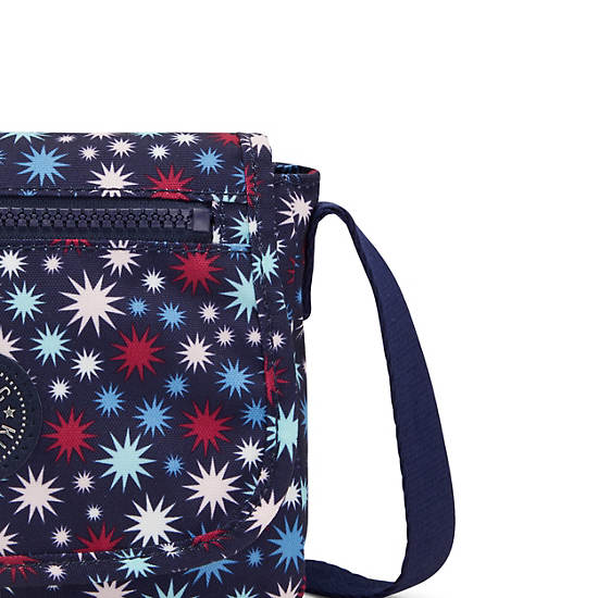 Kipling Sabian Printed Crossbody Mini Tassen Paars | België 1863UZ